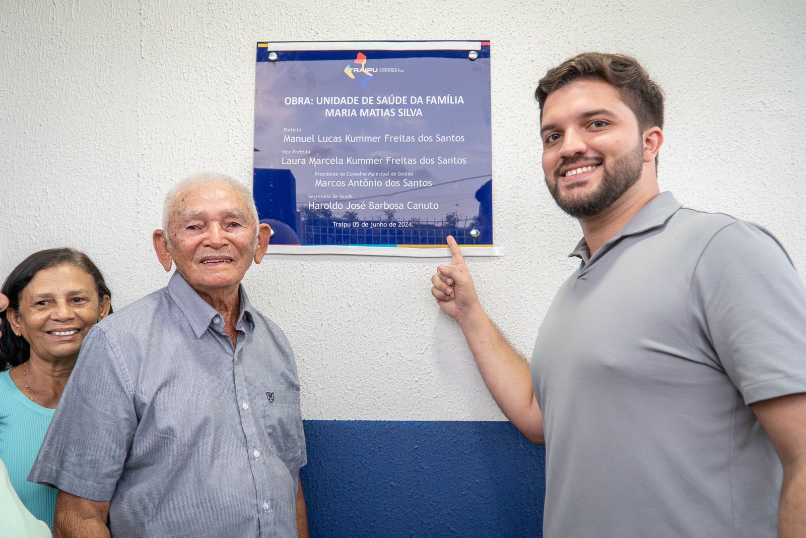 Prefeito Lucas Santos inaugura UBS no Povoado Piranhas